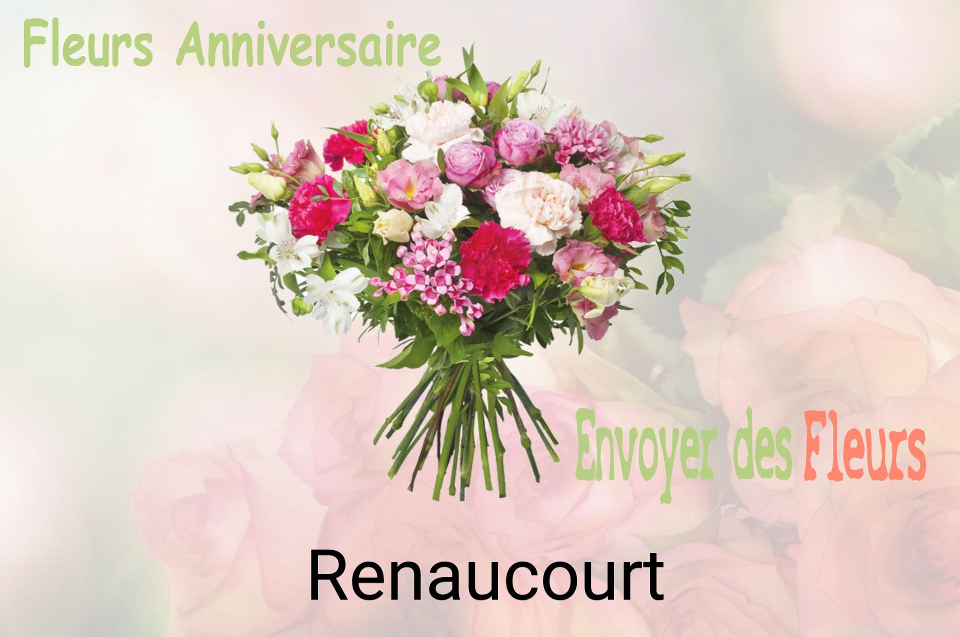Bouquet de fleurs d’anniversaire livré à Renaucourt
